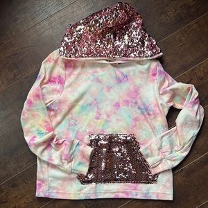 🔥🔥7 for $20🔥🔥girls sequin hoodie